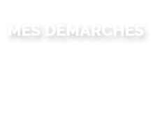 Mes démarches Mes démarches en ligne